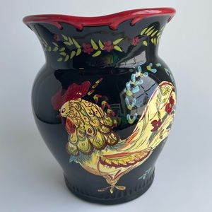 April Cornell Rooster Pot